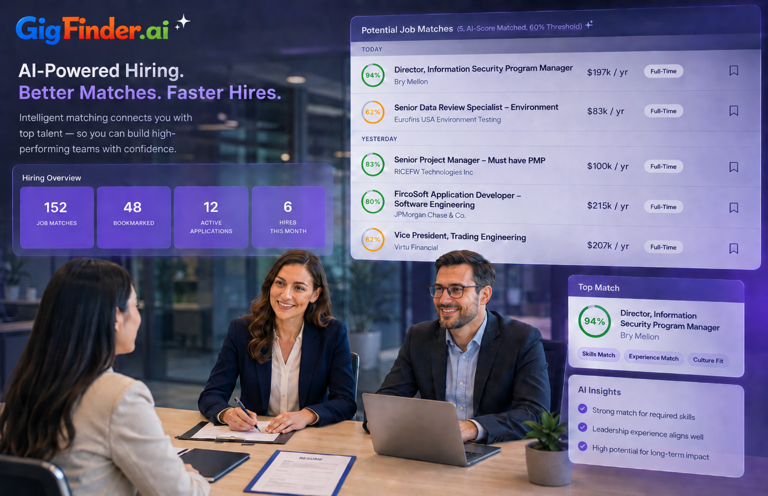 GigFinder hiring marketplace